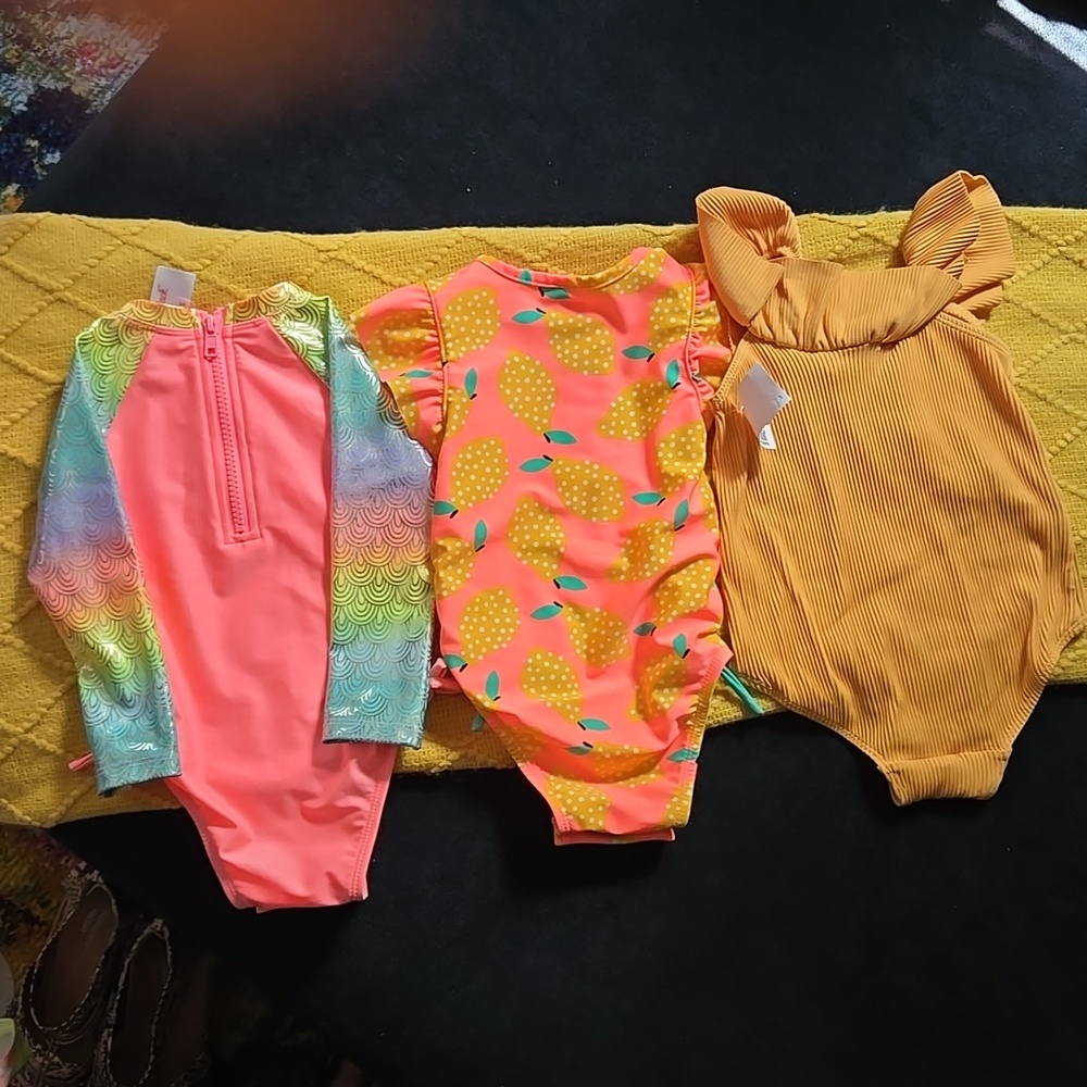 Colorful Kids' Swimsuit Set - Picture 3 of 3